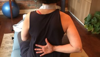 Six months after surgery movement right arm behind back